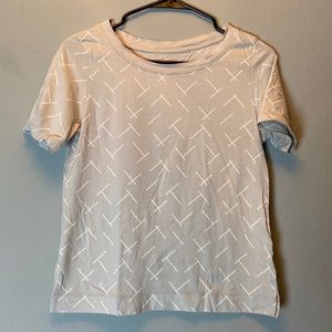 NWOT** Uniqlo XS Gray/White T-Shirt